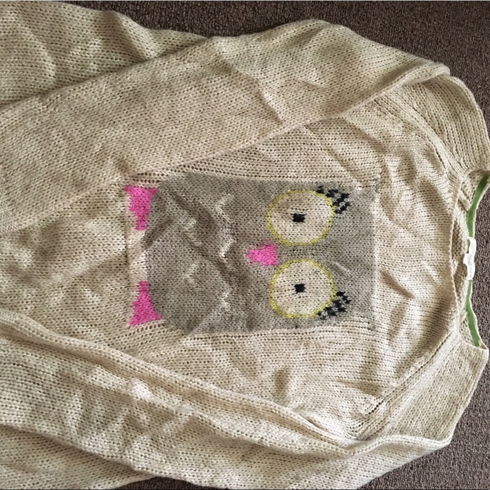 Warm knit sweater